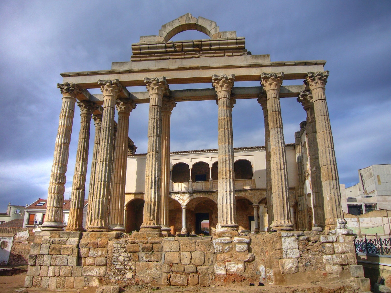 Templo de Diana en Merida, Extremadura.